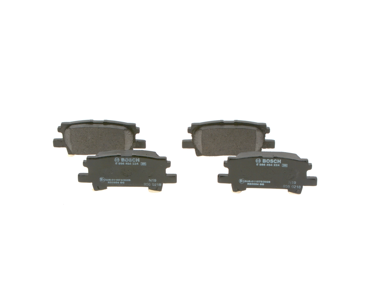 Brake Pad Set, disc brake 0 986 494 224
