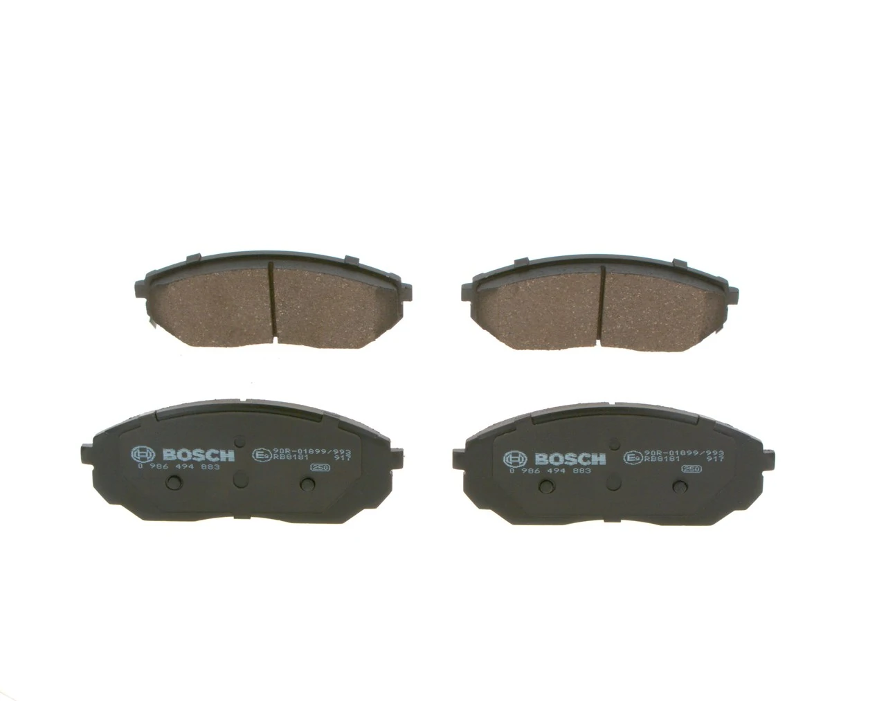 Brake Pad Set, disc brake 0 986 494 883