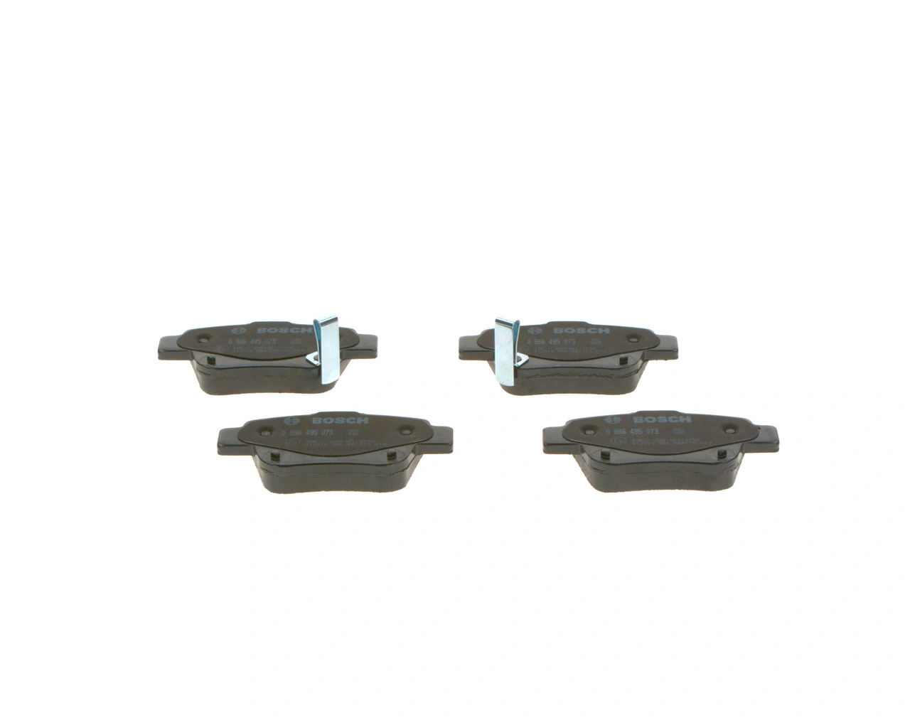 BOSCH 0 986 495 073 Brake Pad Set, disc brake
