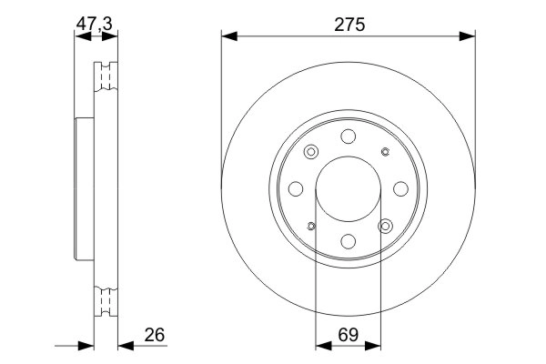 Brake Disc 0 986 479 369