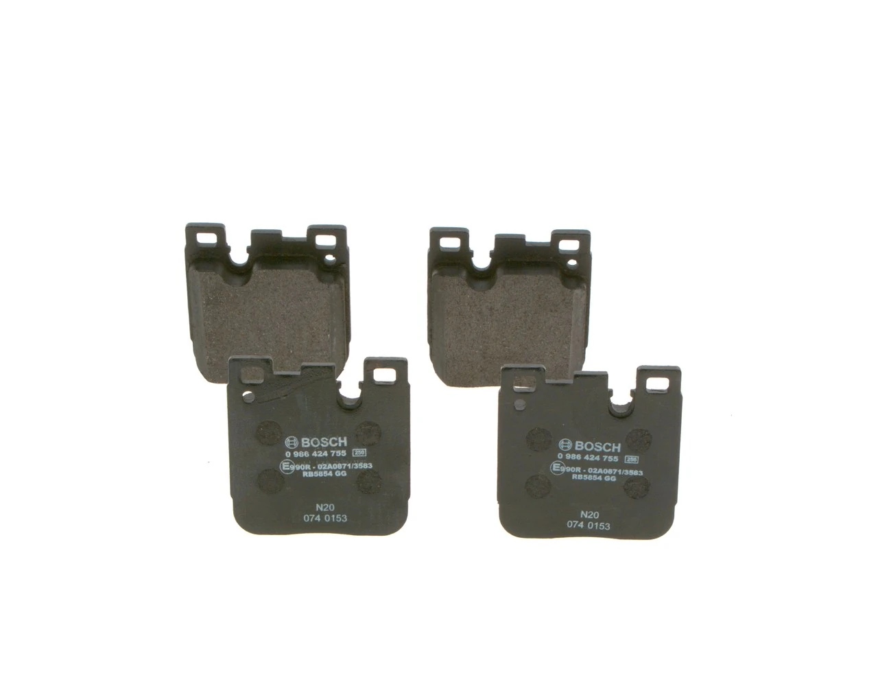 Brake Pad Set, disc brake 0 986 424 755