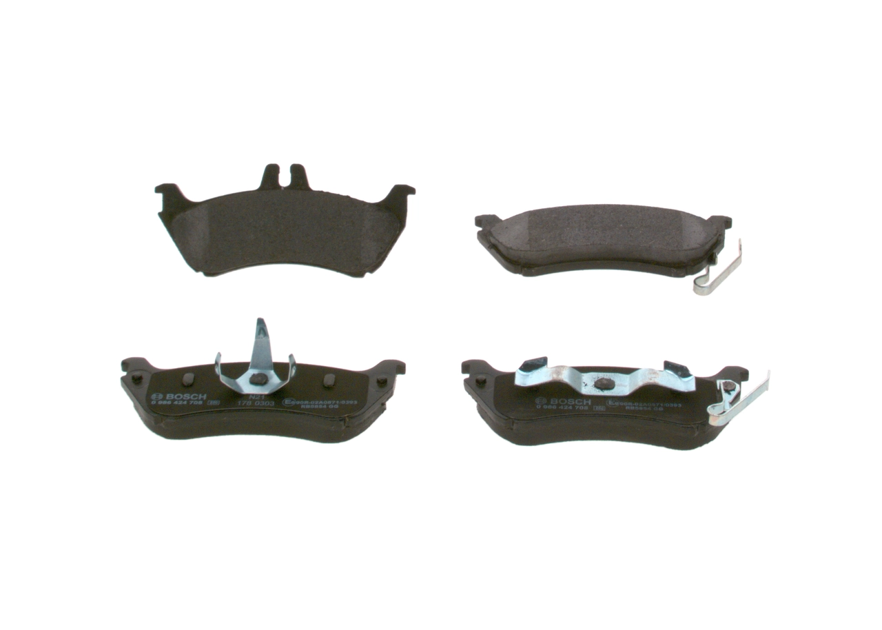 Brake Pad Set, disc brake 0 986 424 708