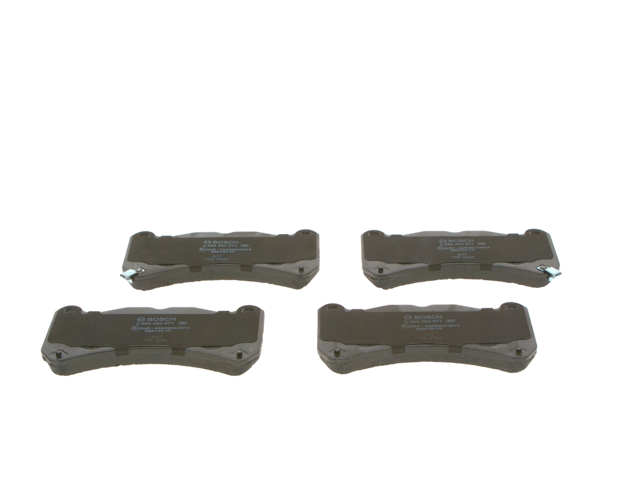Brake Pad Set, disc brake 0 986 494 871