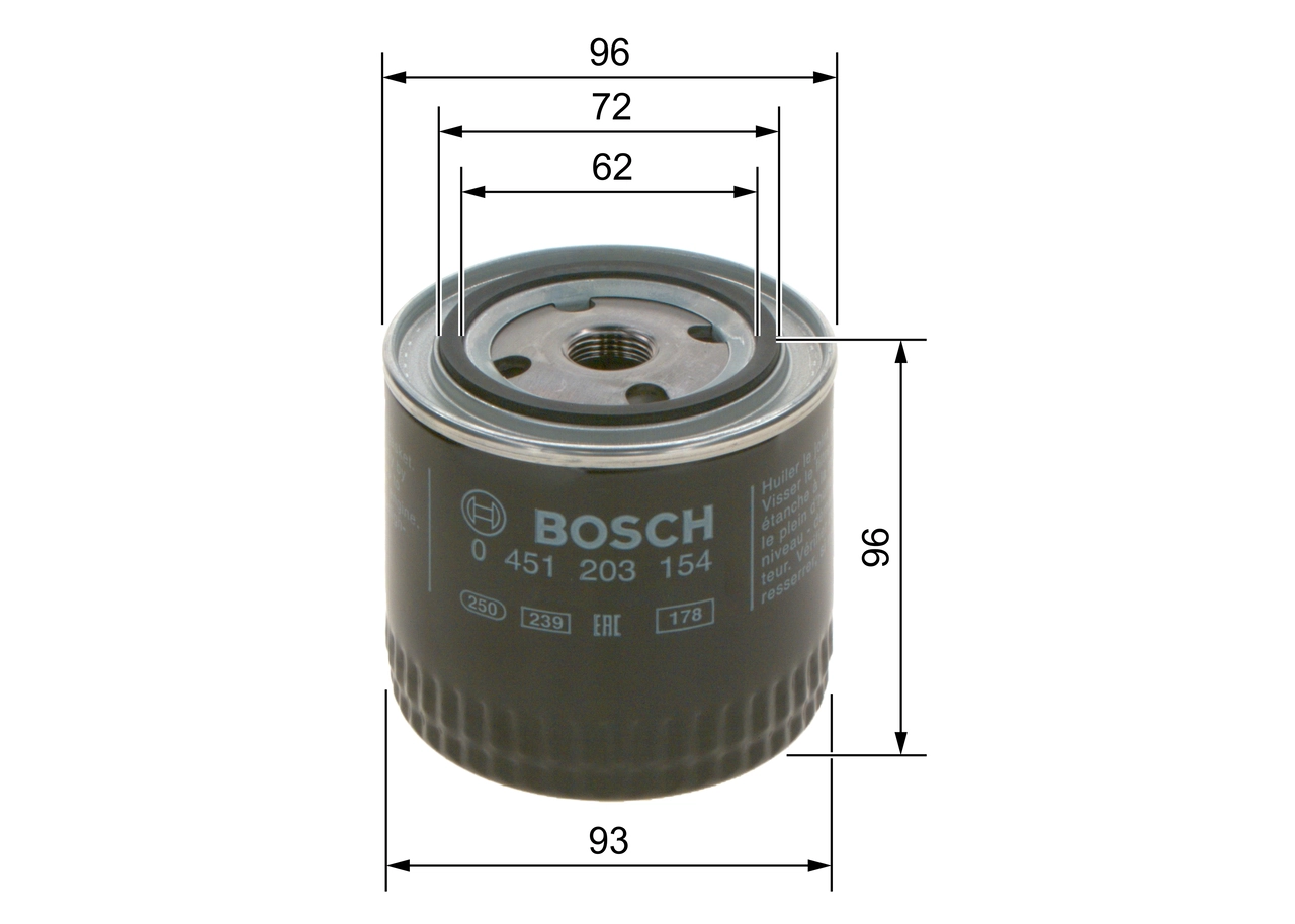 Oil Filter 0 451 203 154