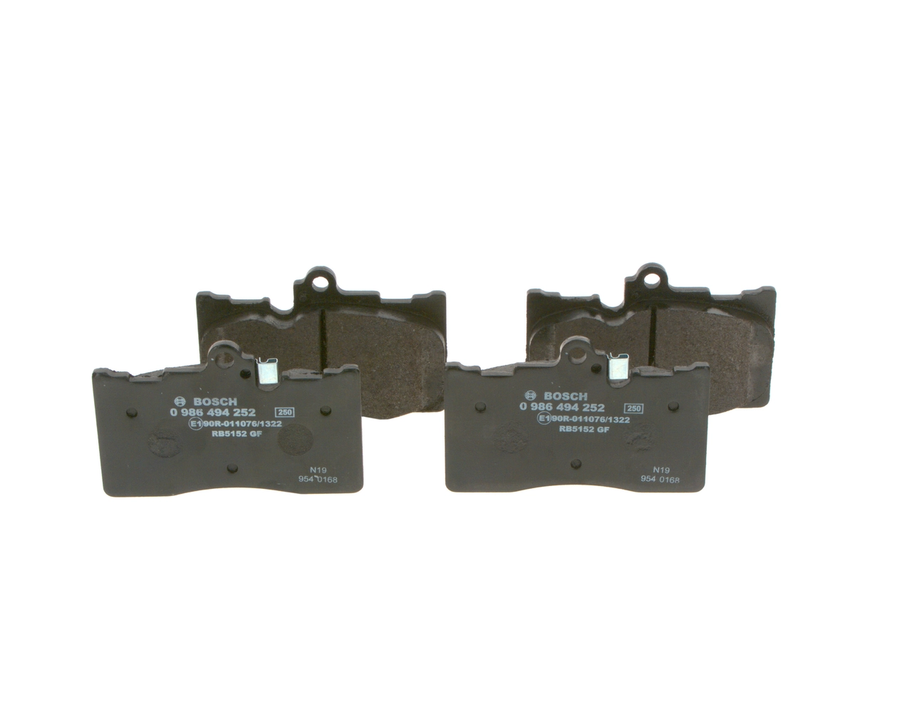 Brake Pad Set, disc brake 0 986 494 252