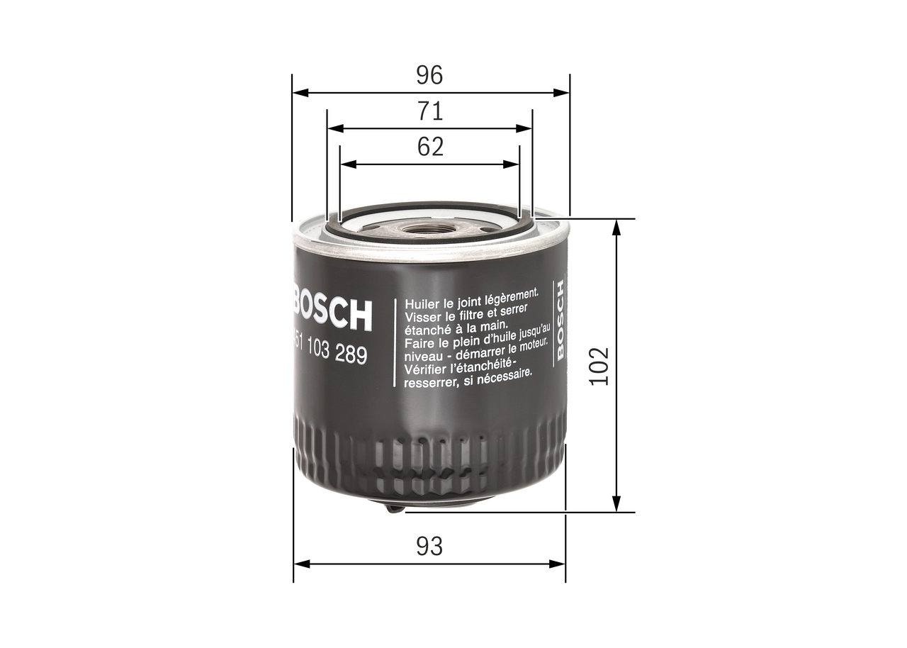 Oil Filter 0 451 103 289