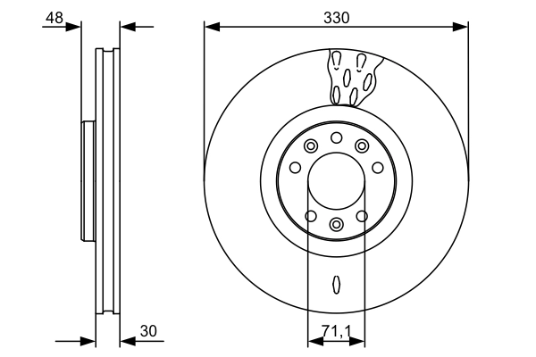 Brake Disc 0 986 479 529
