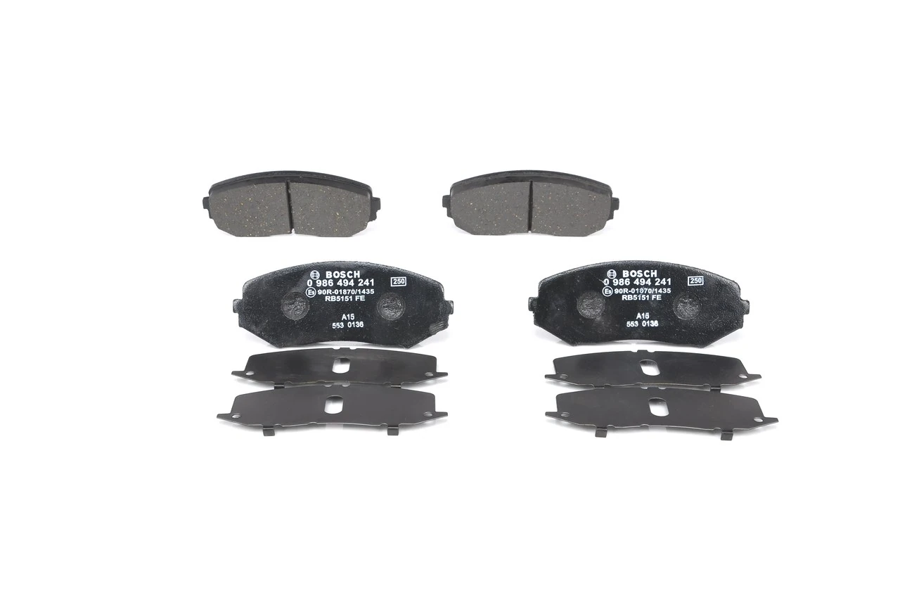 Brake Pad Set, disc brake 0 986 494 241