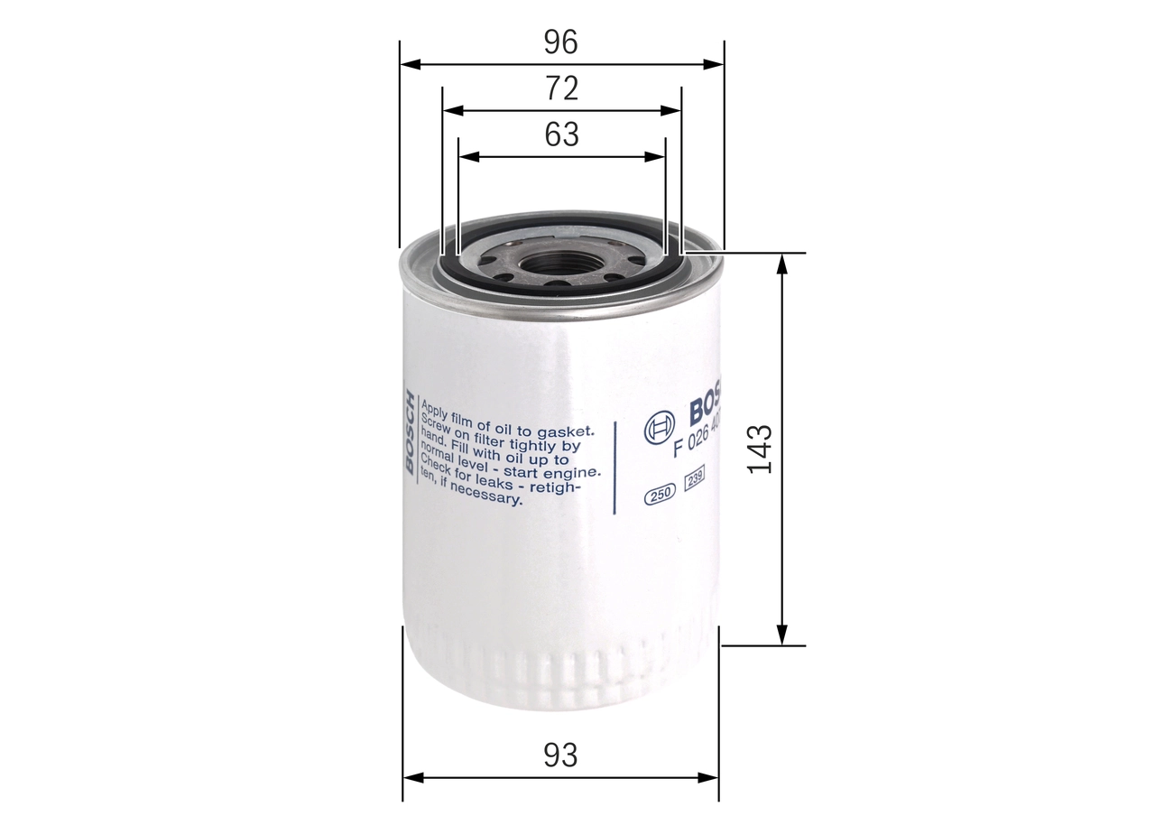 Oil Filter F 026 407 121