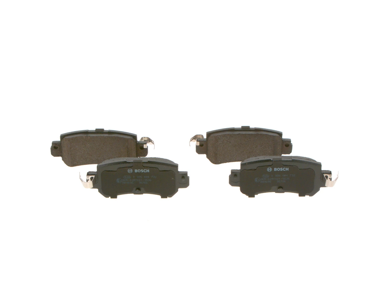 Brake Pad Set, disc brake 0 986 494 732