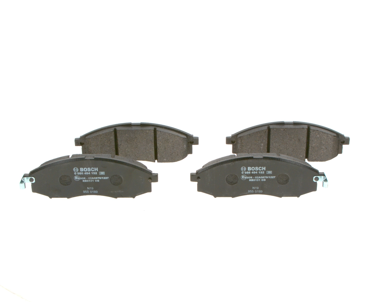 Brake Pad Set, disc brake 0 986 494 152