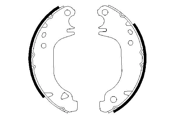 Brake Shoe Set 0 986 487 274