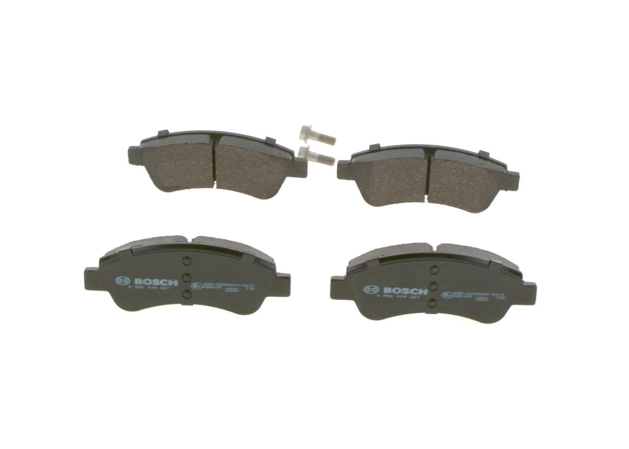Brake Pad Set, disc brake 0 986 494 027