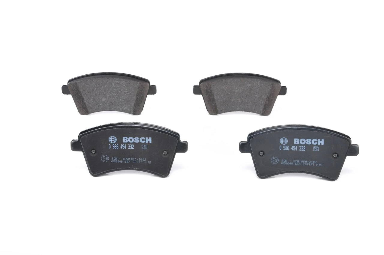 Brake Pad Set, disc brake 0 986 494 332