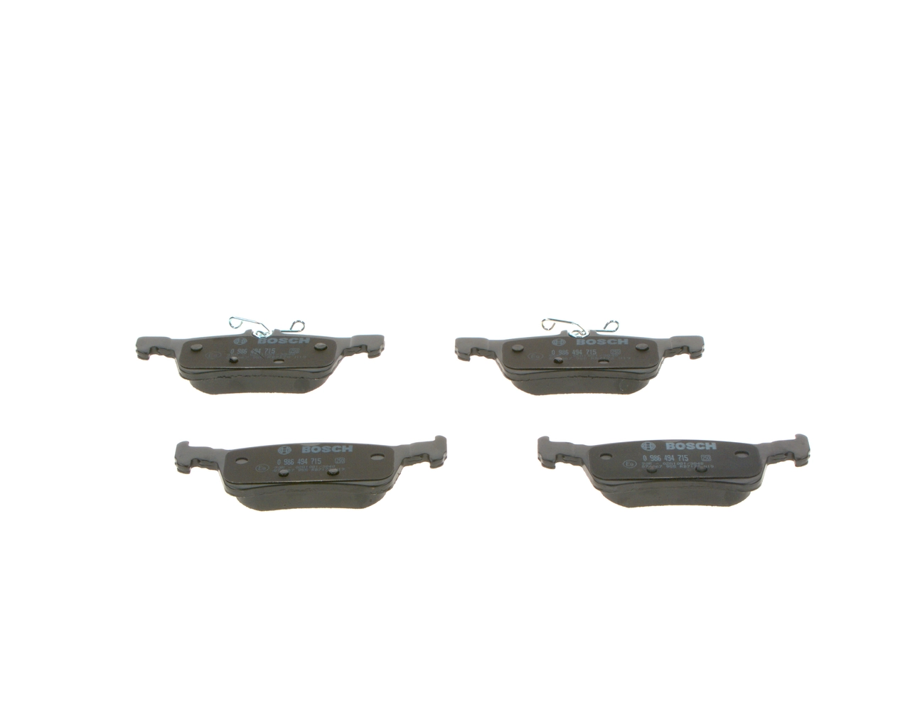 Brake Pad Set, disc brake 0 986 494 715