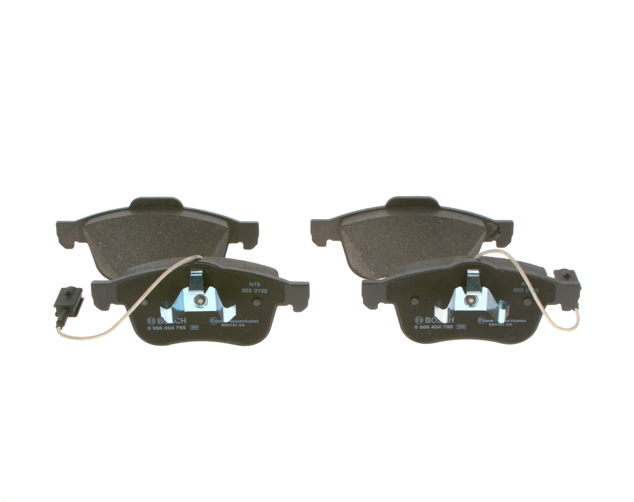 Brake Pad Set, disc brake 0 986 494 795