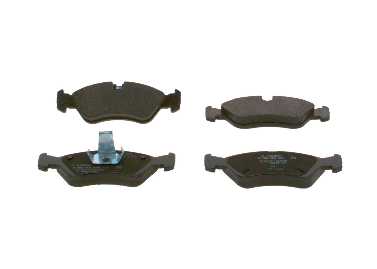 Brake Pad Set, disc brake 0 986 491 900