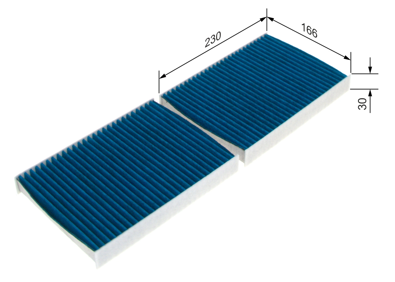 Filter, cabin air FILTER+pro 0 986 628 571