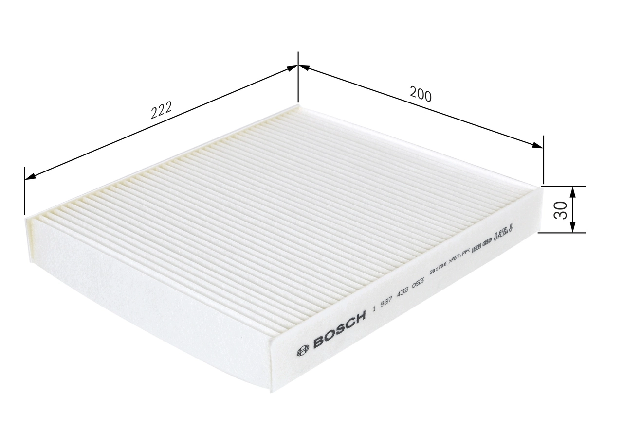 Filter, cabin air 1 987 432 053