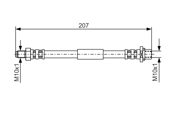 BOSCH 1 987 476 974 Brake Hose