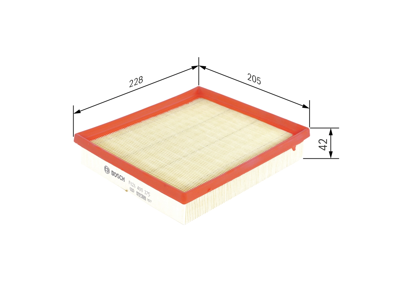 Air Filter F 026 400 375