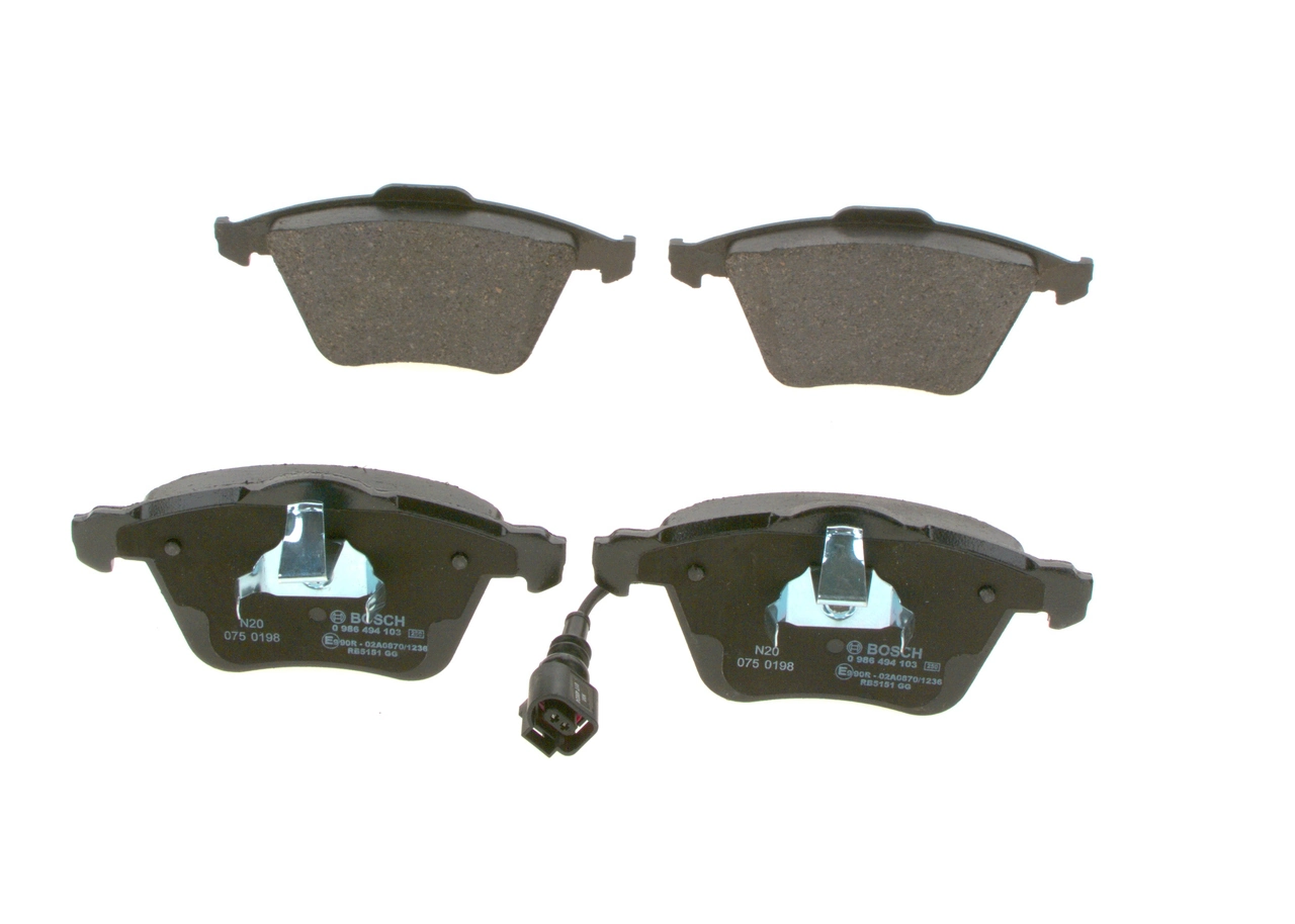 Brake Pad Set, disc brake 0 986 494 103