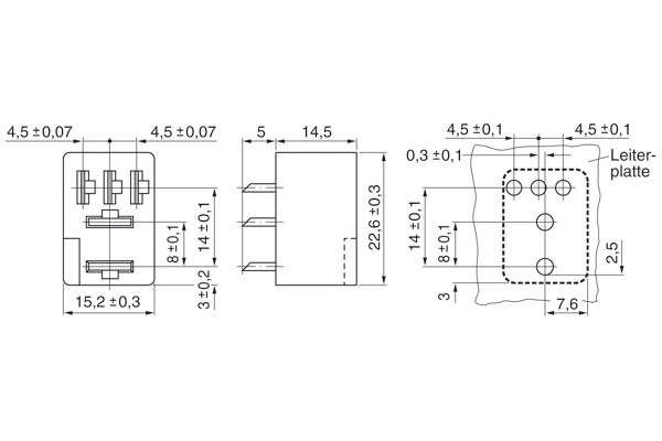 BOSCH 3 334 485 049 Relay Socket