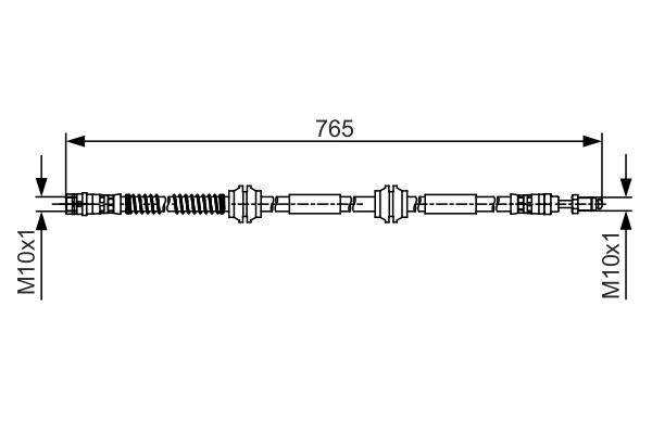 BOSCH 1 987 481 473 Brake Hose
