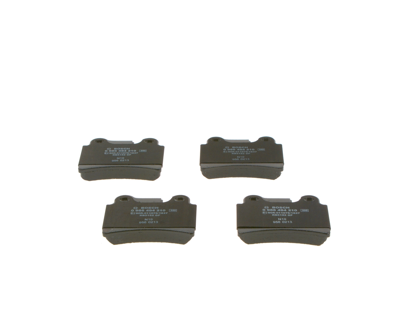 Brake Pad Set, disc brake 0 986 494 210