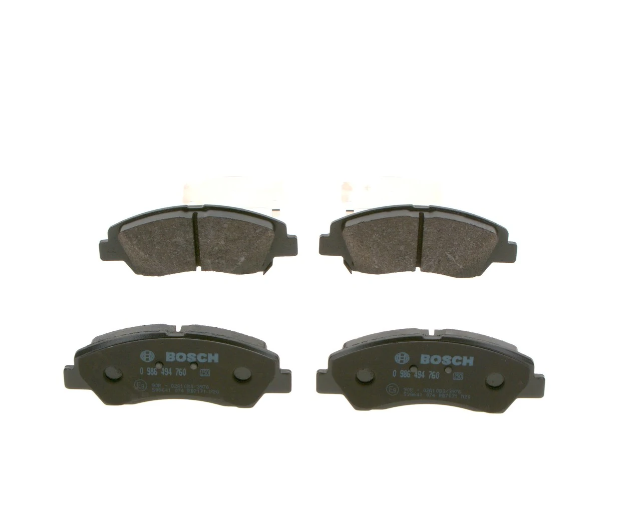 Brake Pad Set, disc brake 0 986 494 760