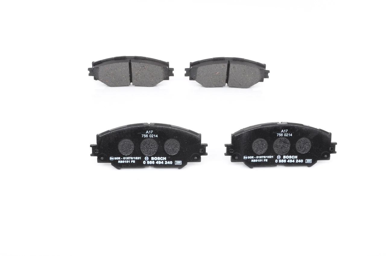 Brake Pad Set, disc brake 0 986 494 240