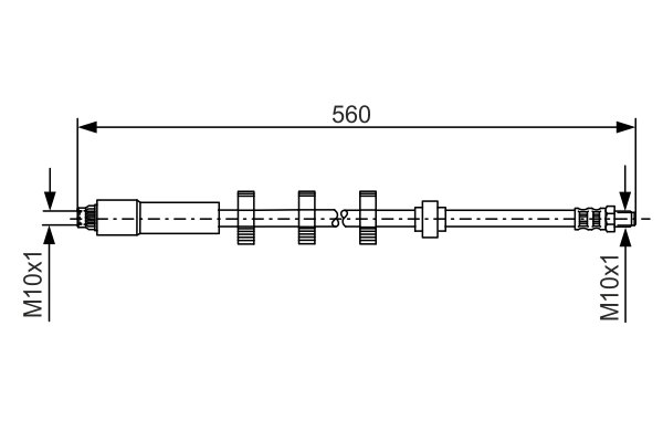 Brake Hose 1 987 481 290