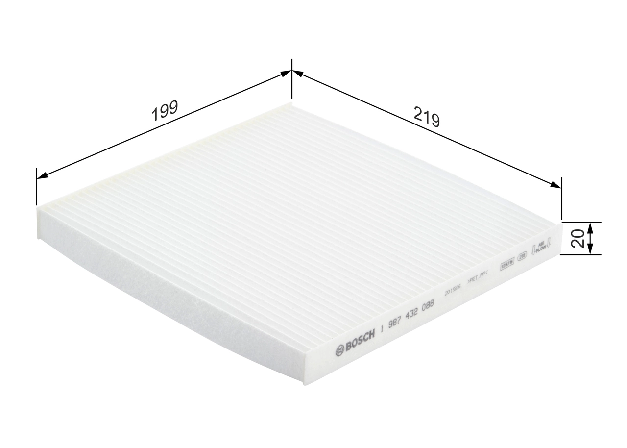 Filter, cabin air 1 987 432 088