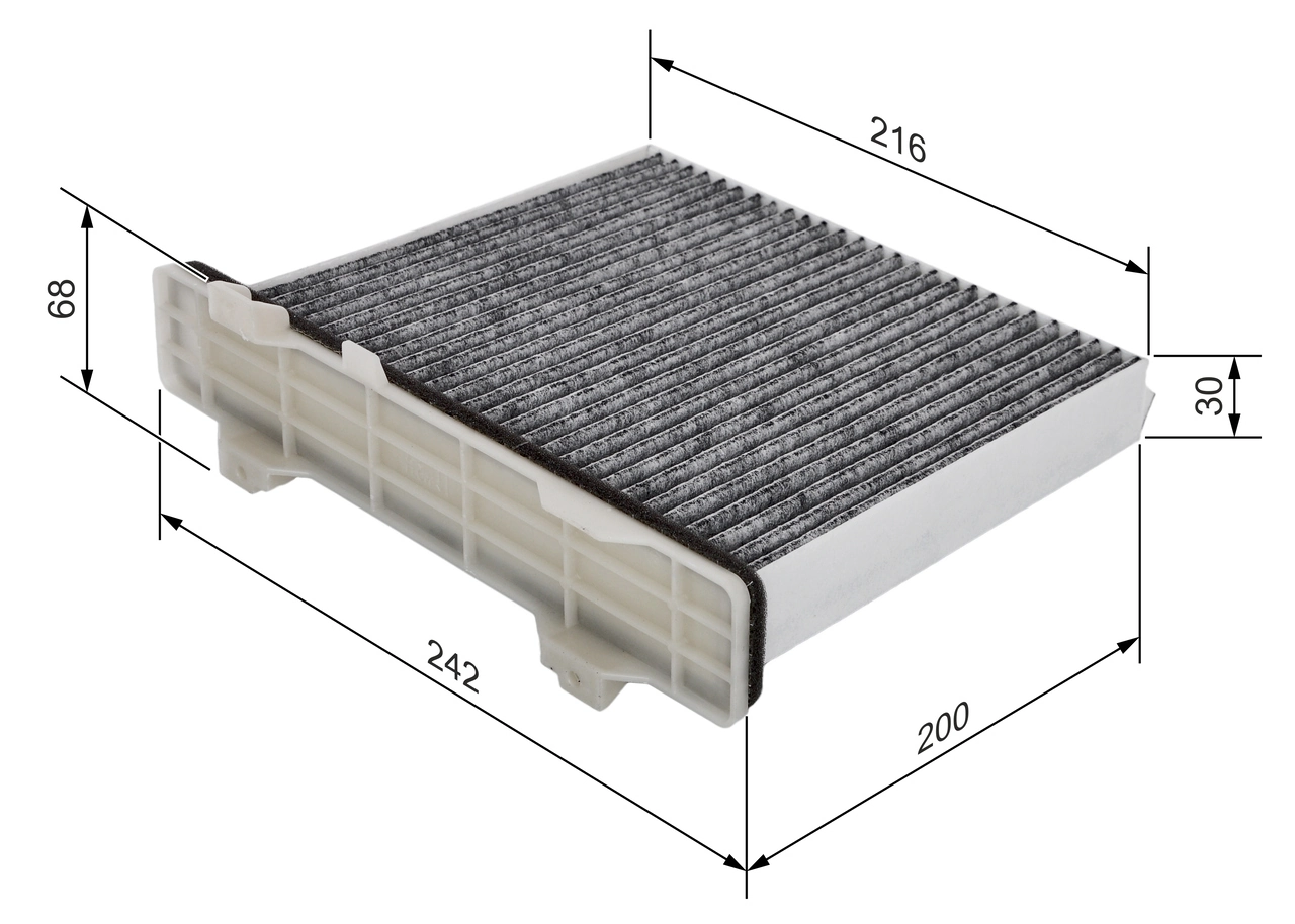 Filter, cabin air 1 987 432 498