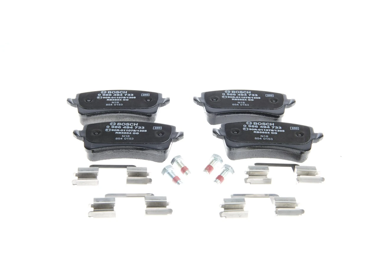 Brake Pad Set, disc brake 0 986 494 733