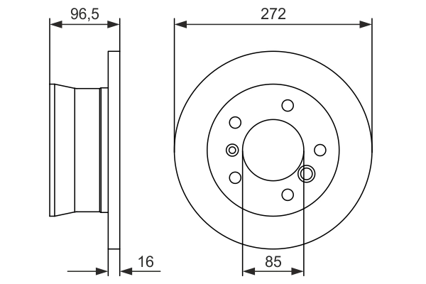Brake Disc 0 986 479 B33