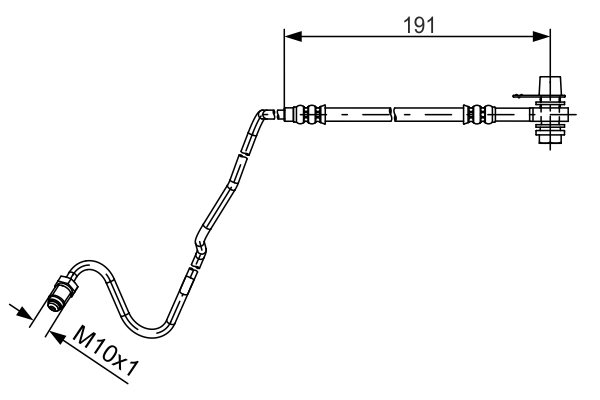 Brake Hose 1 987 481 537