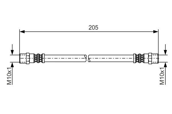 BOSCH 1 987 481 191 Brake Hose