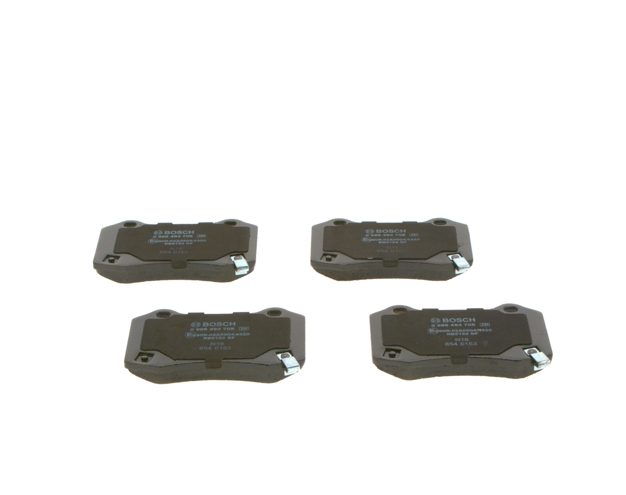 Brake Pad Set, disc brake 0 986 494 708