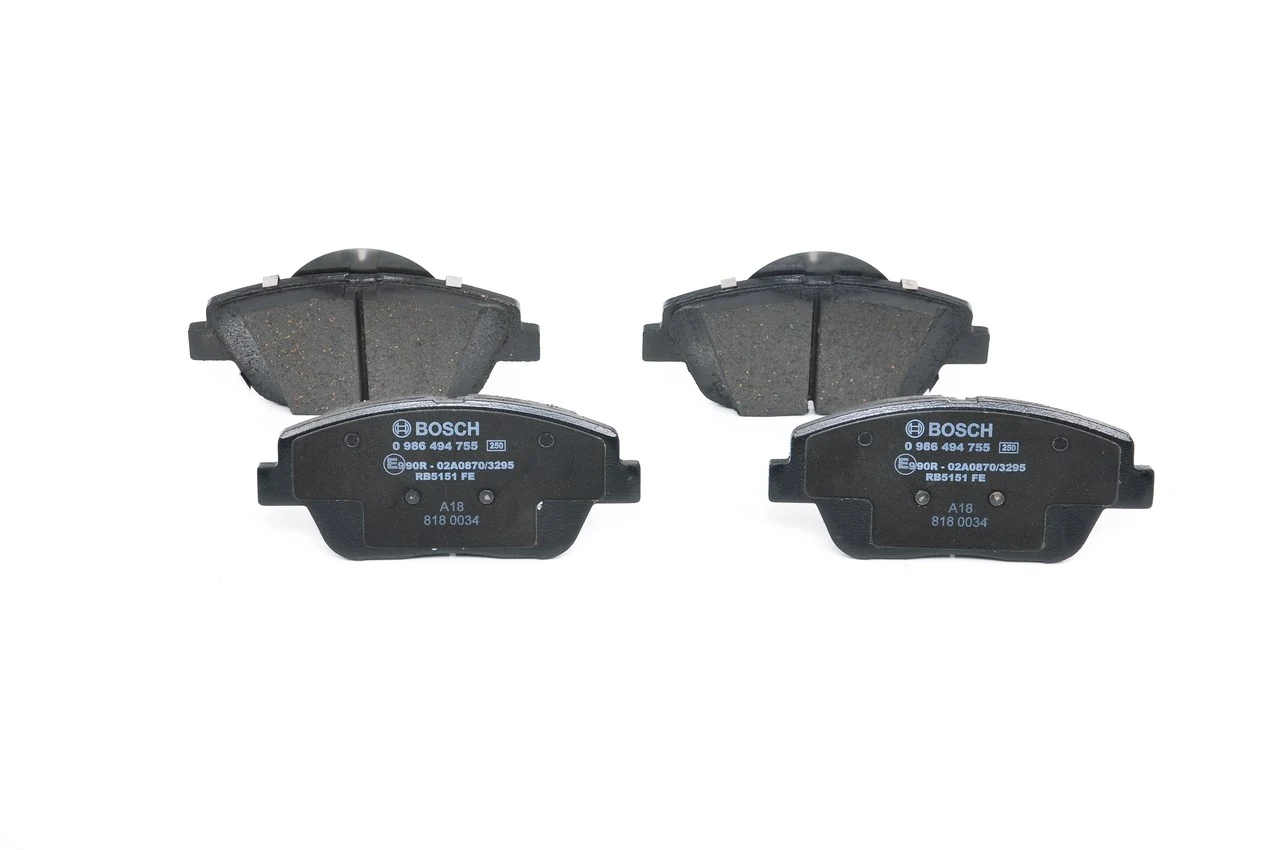 Brake Pad Set, disc brake 0 986 494 755