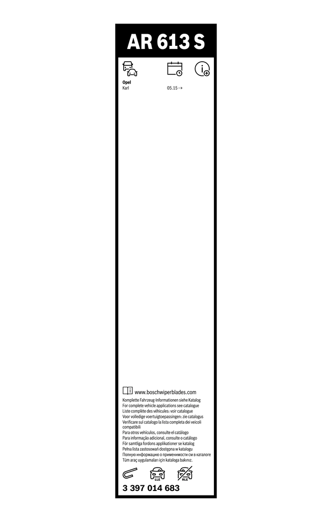 BOSCH 3 397 014 683 Wiper Blade