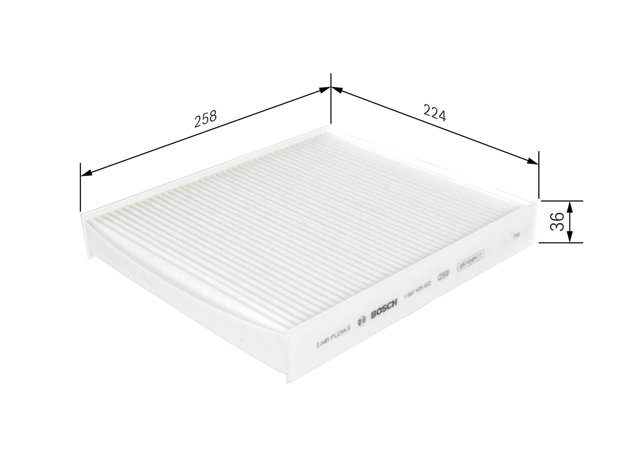 Filter, cabin air 1 987 435 002