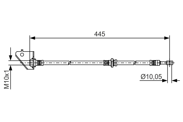 Brake Hose 1 987 481 498
