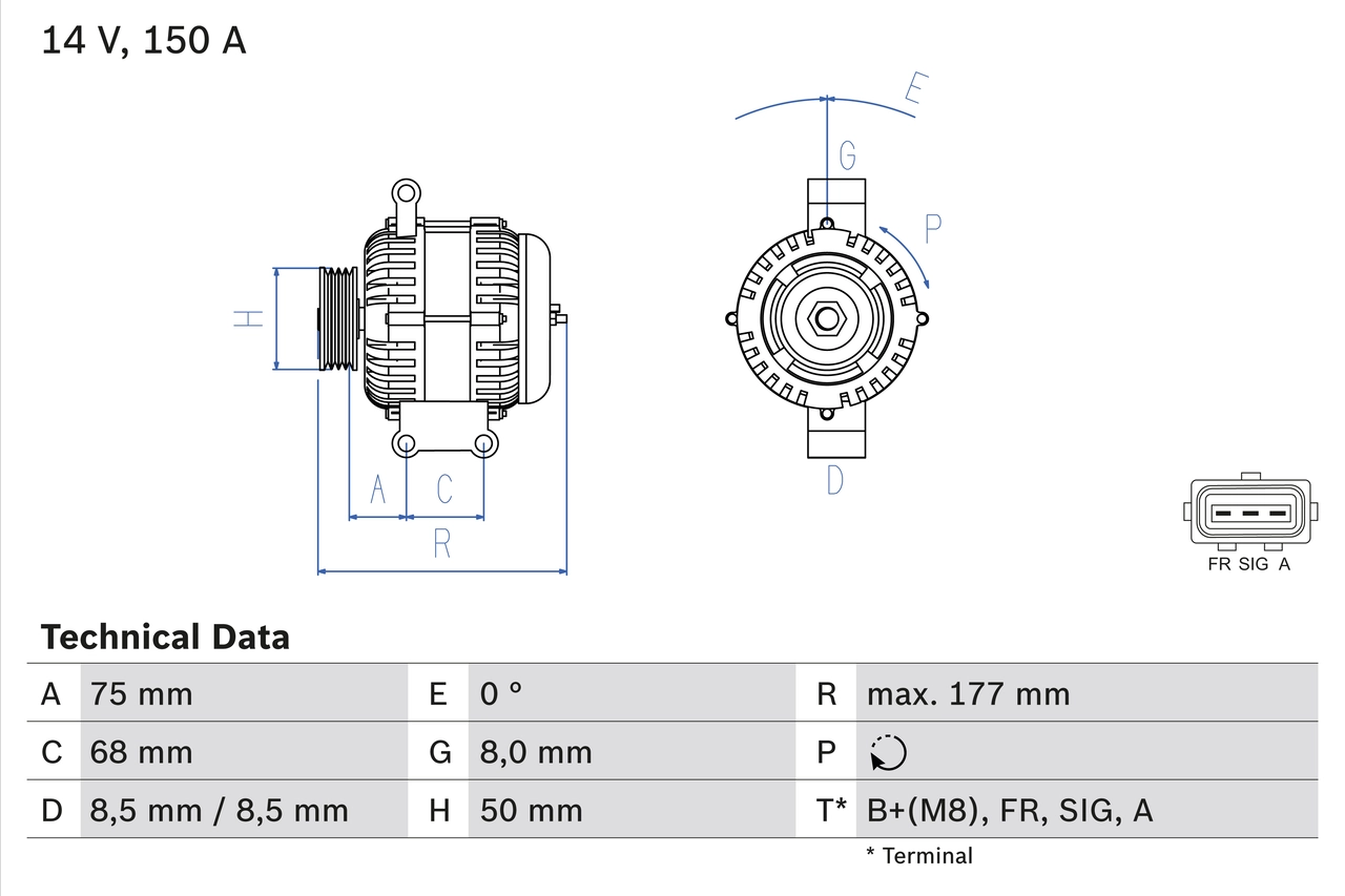 Generator 0 986 082 590