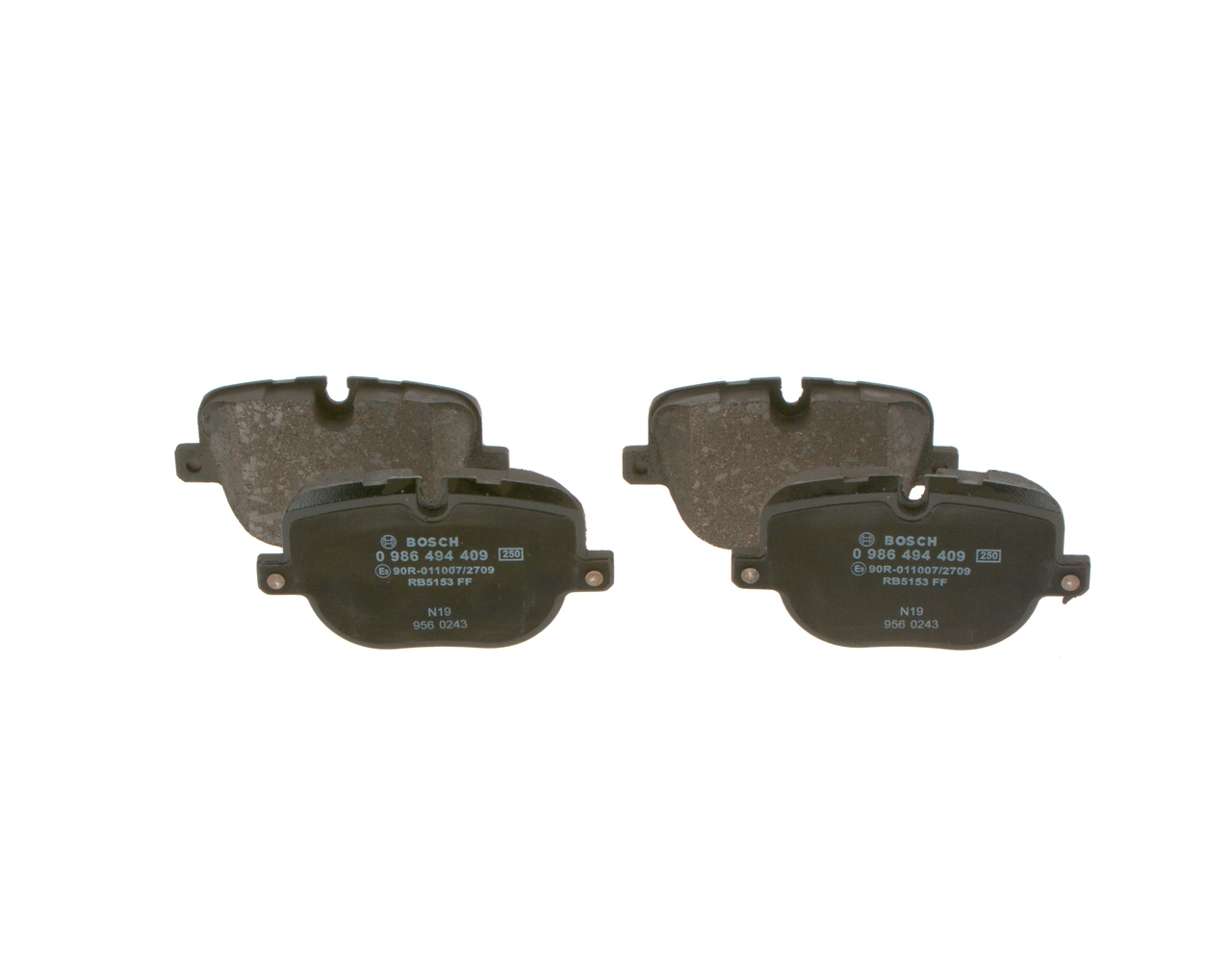 Brake Pad Set, disc brake 0 986 494 409