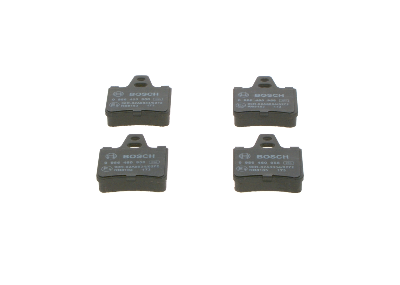 Brake Pad Set, disc brake 0 986 460 958