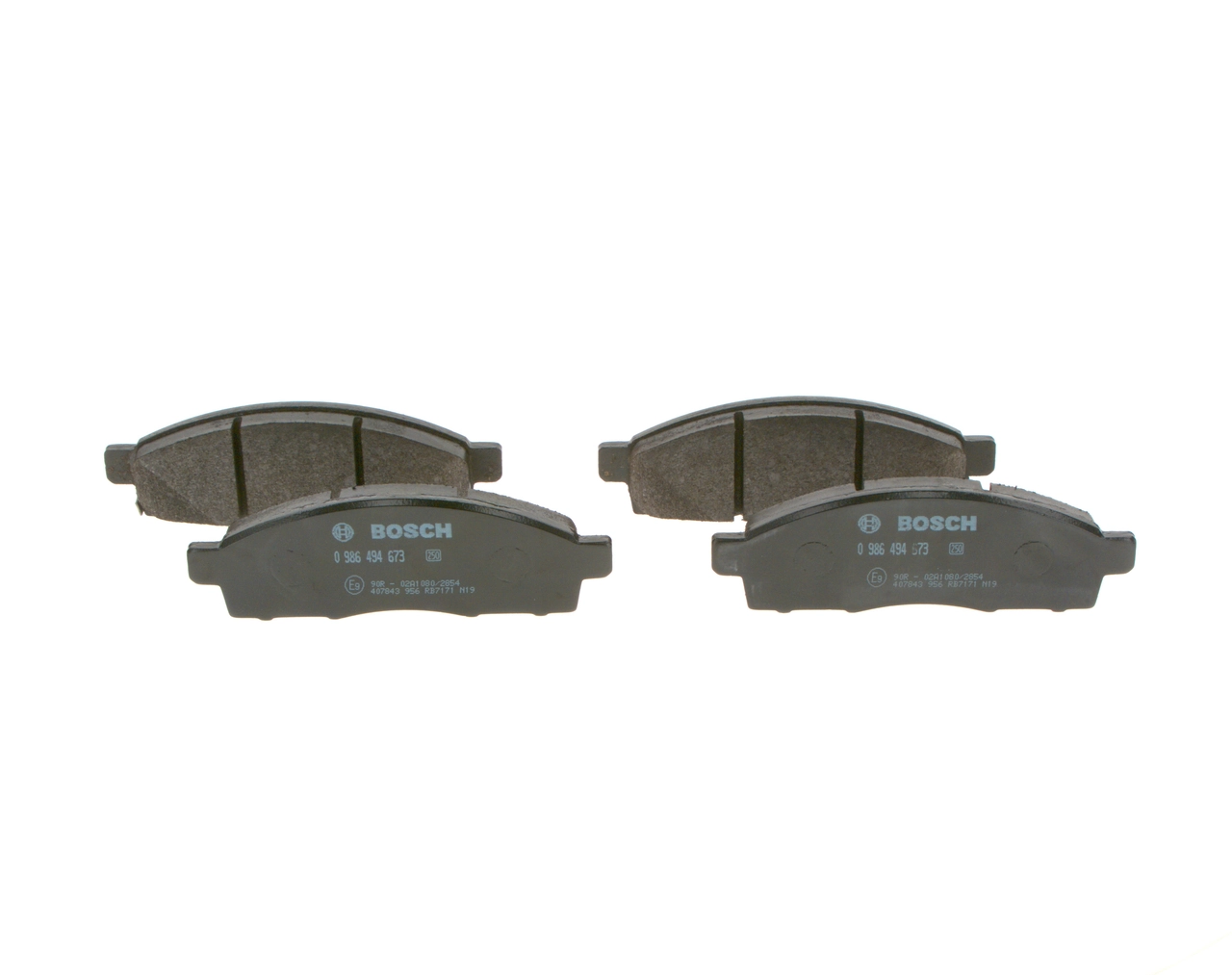 Brake Pad Set, disc brake 0 986 494 673