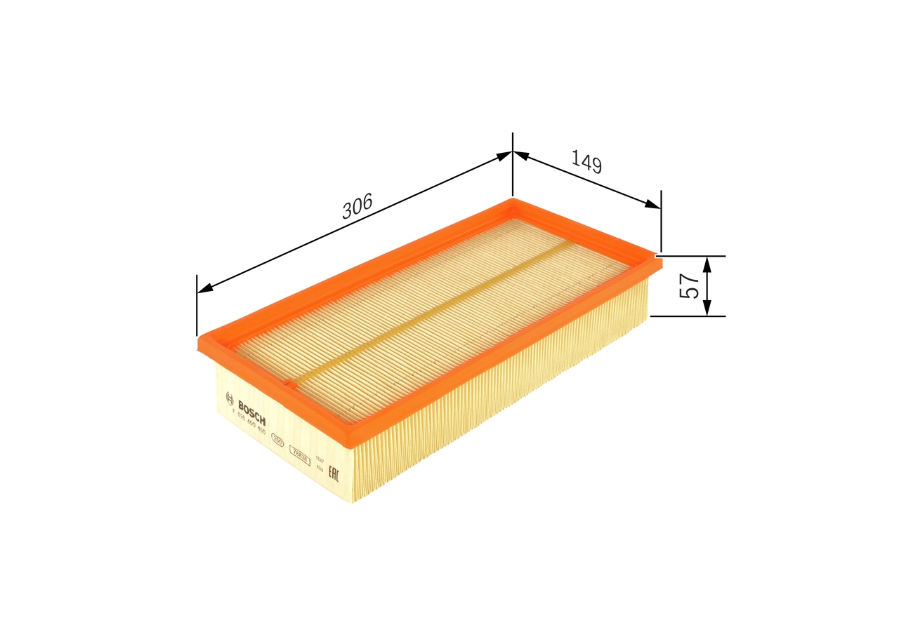 BOSCH F 026 400 450 Air Filter