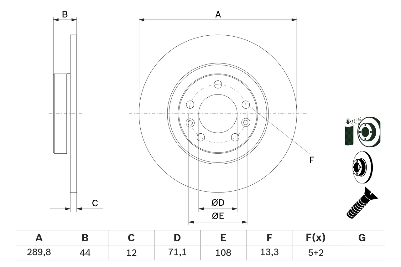 Brake Disc 0 986 479 130