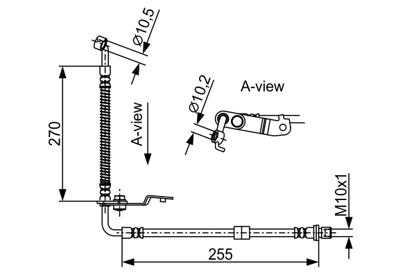 Brake Hose 1 987 481 954